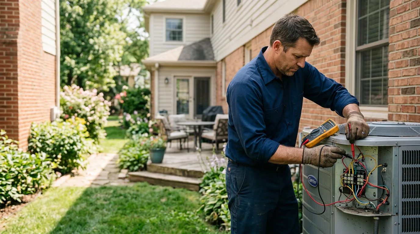 HVAC technician working near Kensett, AR